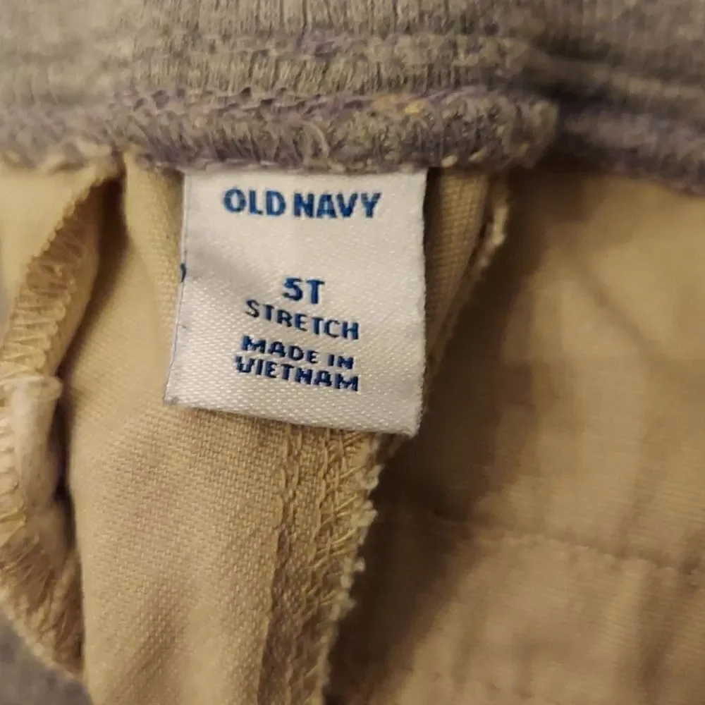 Old Navy Khaki Pull-On Pants Sz 5T